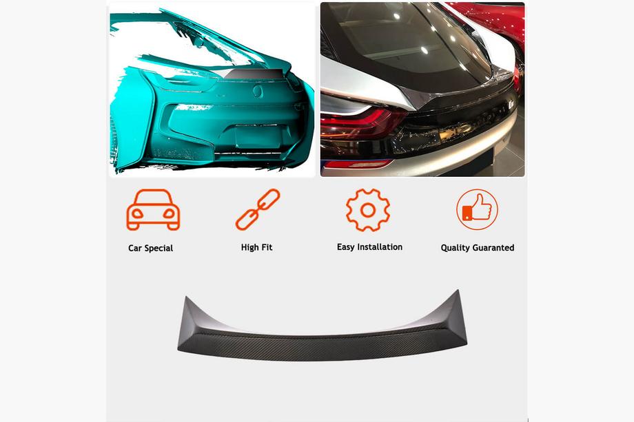 BMW I8 2014-2020 Spoiler V1 (Carbon) Foto 2
