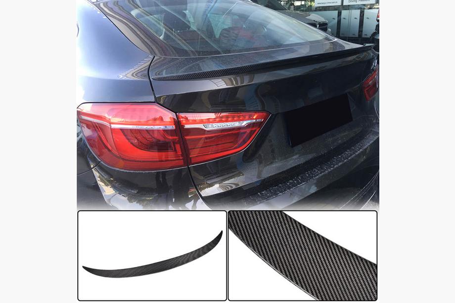 BMW X6 F16 2014-2019 Spoiler portbagaj Carbon V1 Image