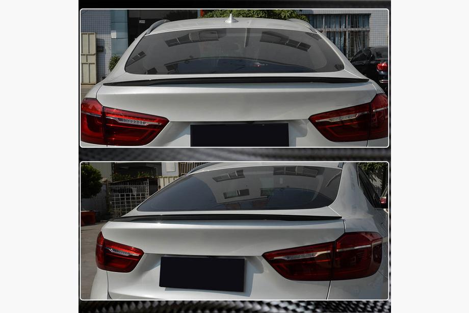 BMW X6 F16 2014-2019 Spoiler portbagaj Carbon V1 Foto 3