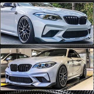 Lip bara fata V2 pentru F87 M2 Competition, Carbon BMW 2 Series F22/F23 2014-2021 foto 2