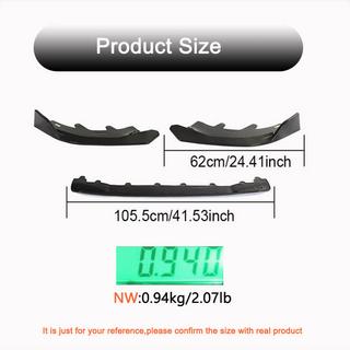 Lip bara fata (pentru M-Sport, Carbon) BMW 2 Series G42 2021- foto 4