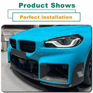 Lip bara fata V1 (pentru G87, Carbon) BMW 2 Series G42 2021- foto 2