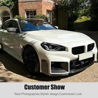 Lip bara fata V1 (pentru G87, Carbon) BMW 2 Series G42 2021- foto 3