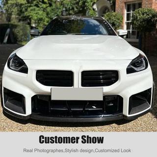 Lip bara fata V1 (pentru G87, Carbon) BMW 2 Series G42 2021- foto 4