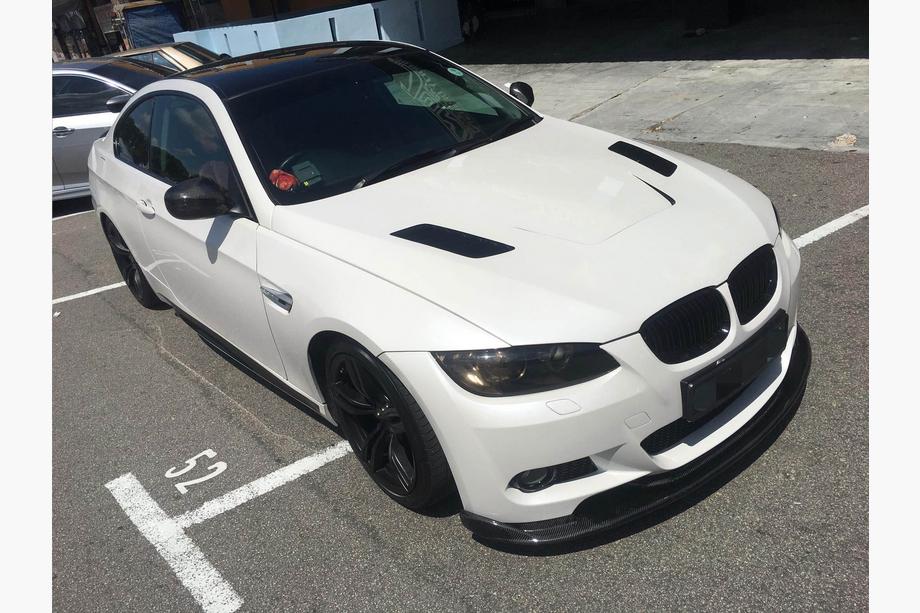 BMW 3 Series E92/E93 2006–2013 Lip Bara Fata Hamman-Style V2 (pentru M3, Carbon) Foto 3