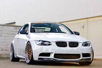 BMW 3 Series E92/E93 2006–2013 Lip bara fata AK-Style pentru M3, Carbon foto 3