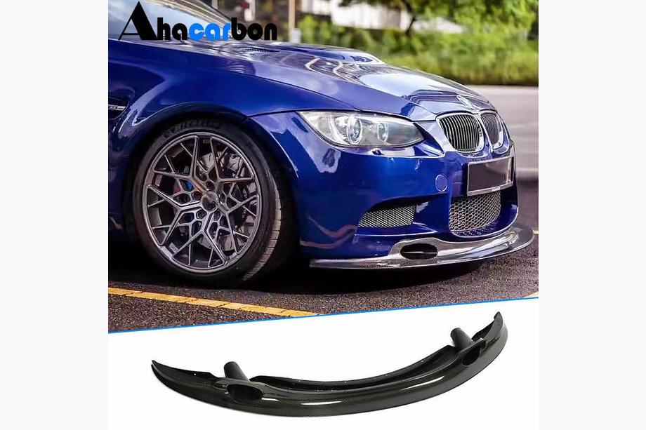 BMW 3 Series E90/E91 2005-2011 Lip Bara Fata GT4-Style (pentru M3, Carbon) Foto 1