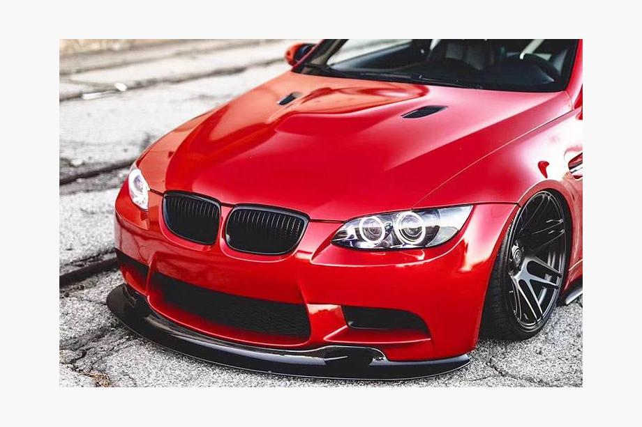 BMW 3 Series E90/E91 2005-2011 Lip Bara Fata GT4-Style (pentru M3, Carbon) Foto 5