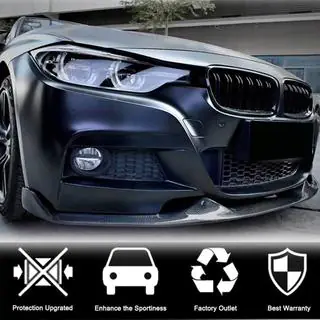 Lip bara fata Mad-Style pentru F30 M-Sport, Carbon foto 2