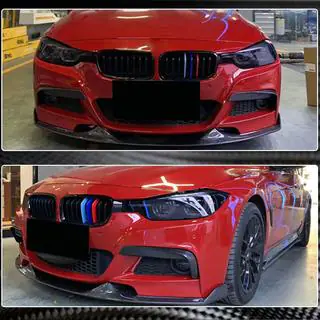 Lip bara fata Mad-Style pentru F30 M-Sport, Carbon foto 3