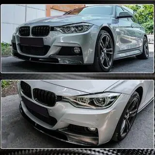 Lip bara fata MP-Style pentru F30 M-Sport, Carbon foto 3