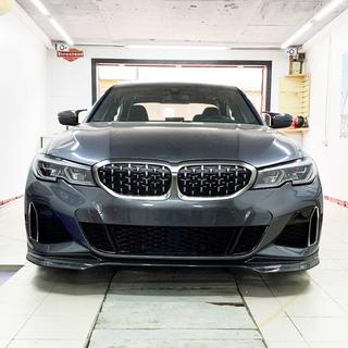Lip bara fata V3 pentru M-Sport 2018-2022, Carbon BMW 3 Series G20/G21 2018- foto 1