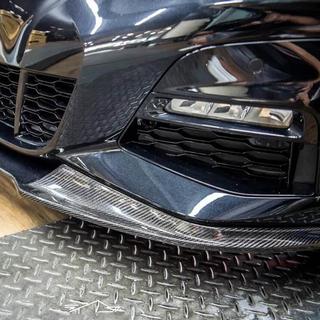 Lip bara fata V5 (pentru M-Sport 2018-2022, Carbon) BMW 3 Series G20/G21 2018- foto 4