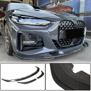 Lip bara fata V3 (pentru G22/G23 M-Sport, Carbon) BMW 4 Series G22/23/26 2020- foto 1