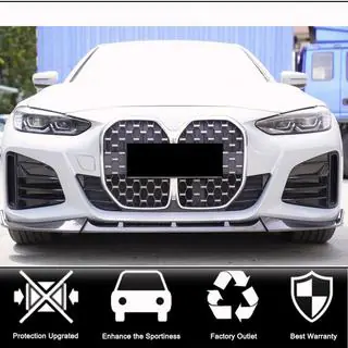 Lip spoiler fata V3 (pentru G26 M-Sport, Carbon) BMW 4 Series G22/23/26 2020- foto 2