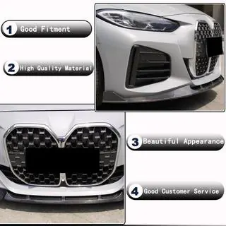 Lip spoiler fata V3 (pentru G26 M-Sport, Carbon) BMW 4 Series G22/23/26 2020- foto 3