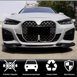Lip bara fata V2 pentru G26 M-Sport, Carbon BMW 4 Series G22/23/26 2020- foto 2