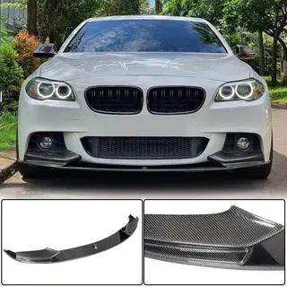 Lip Bara Fata V3 pentru F10 M-Sport, Carbon foto 1