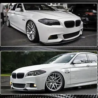 Lip Bara Fata V2 pentru F10 M-Sport, Carbon foto 4