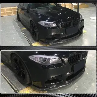 Lip bara fata V3 pentru F10 M5, Carbon foto 4
