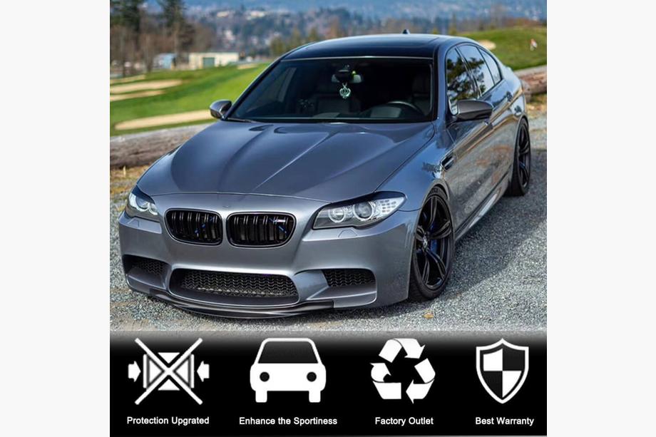 BMW 5 Series F10/F11 2010–2016 Lip Fata V4 pentru F10 M5 Carbon Foto 2