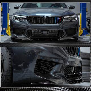 Lip Bara Fata V4 pentru M5 F90 2017-2020 Carbon BMW Seria 5 G30/G31 2017–2023 foto 4