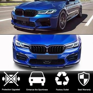 Prelungire bara fata Lip V4 pentru M5 F90 2020-2024, Carbon foto 2