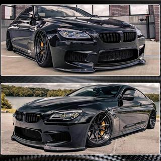 Lip bara fata V1 pentru M6, Carbon BMW 6 Series F12/F13/F06 2011-2018 foto 4