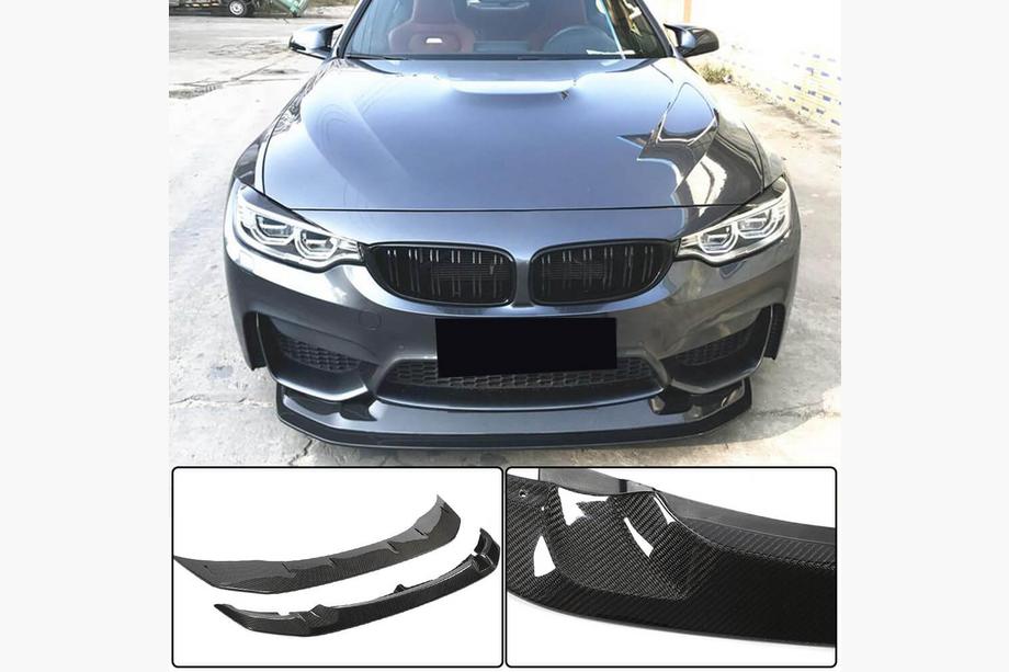 BMW 3 Series F30/F31 2012-2019 Lip bara fata V3 pentru F80 Carbon Foto 1