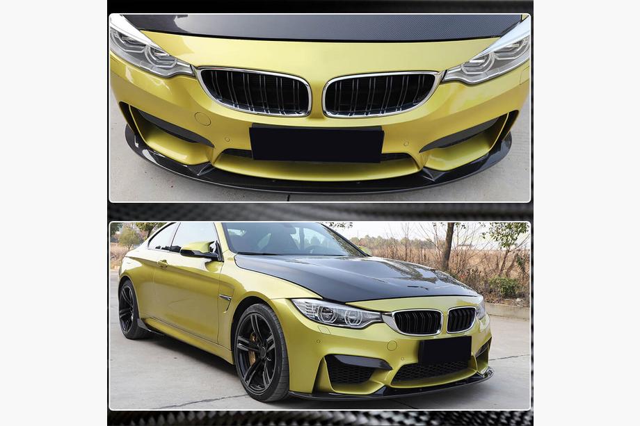 BMW 3 Series F30/F31 2012-2019 Lip bara fata V1 pentru F80 Carbon Foto 6