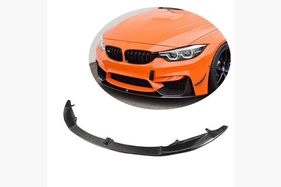 BMW 3 Series F30/F31 2012-2019 Lip bara fata V6 pentru F80 Carbon Foto 1