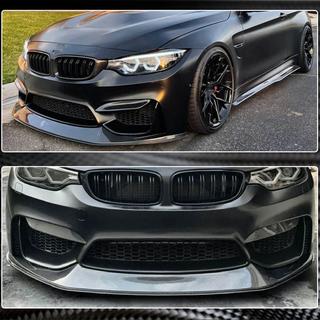Lip bara fata V7 pentru F80 Carbon BMW 3 Series F30/F31 2012-2019 foto 4