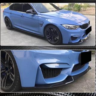 Lip bara fata V8 pentru F80, carbon BMW 3 Series F30/F31 2012-2019 foto 4