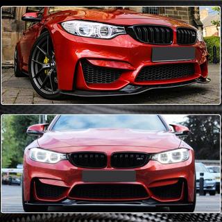 Lip bara fata V9 pentru F80 Carbon BMW 3 Series F30/F31 2012-2019 foto 3