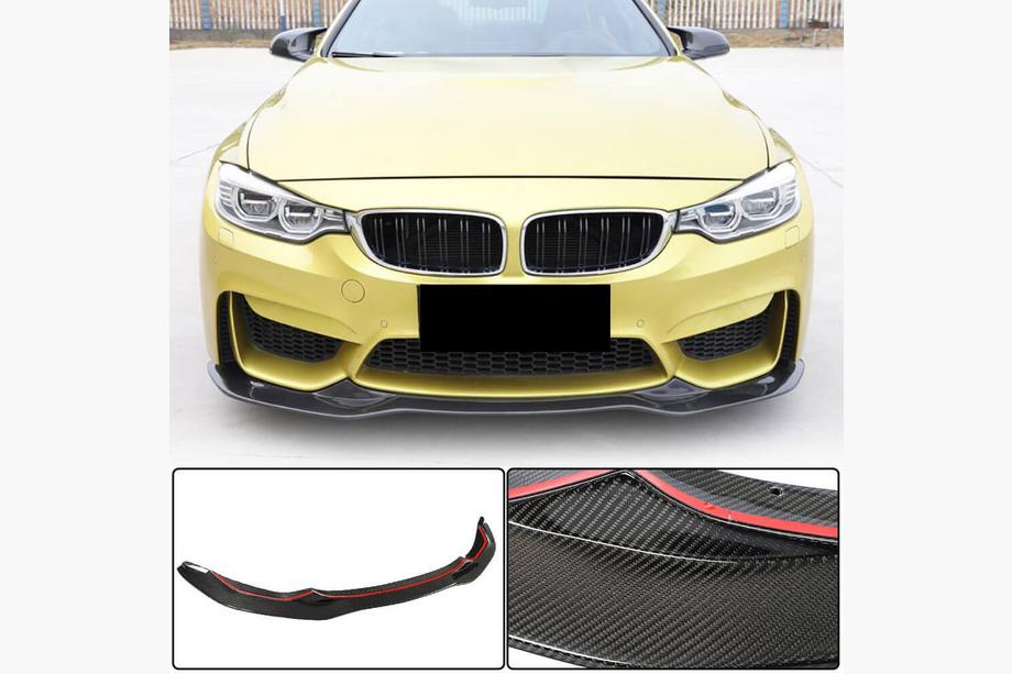 BMW 3 Series F30/F31 2012-2019 Lip bara fata V9 pentru F80 Carbon Foto 1