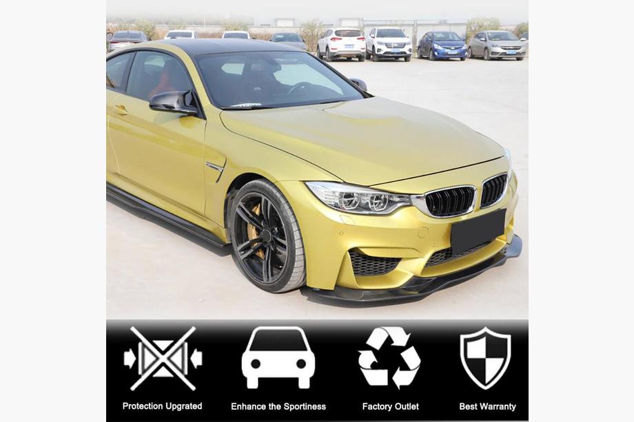 BMW 3 Series F30/F31 2012-2019 Lip bara fata V9 pentru F80 Carbon Foto 2