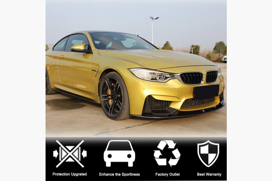 BMW 3 Series F30/F31 2012-2019 Lip bara fata FRP V15 (pentru F80) Foto 2