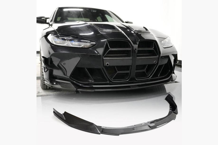 BMW 3 Series G20/G21 2018- Lip bara fata V1 pentru G80 Carbon Foto 1
