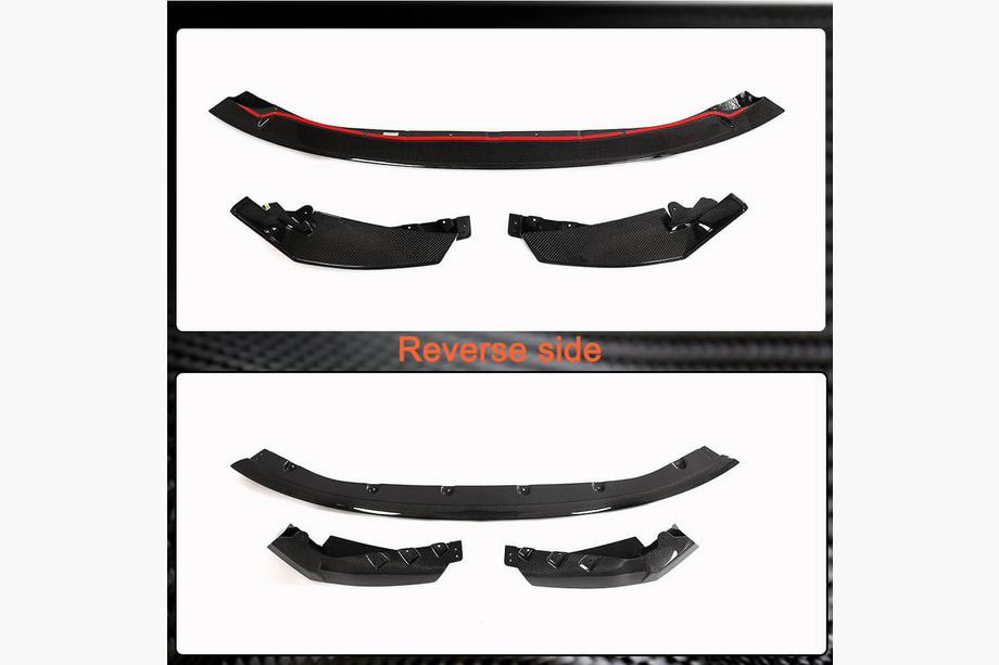 BMW 4 Series G22/23/26 2020- Lip Bara Fata V6 pentru G82/G83 Carbon Foto 5