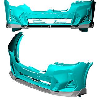 Lip bara fata (pentru M-Sport 2022-2024, Carbon) foto 2