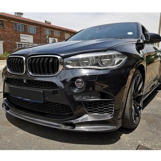 Prelungire bara fata Lip V2 pentru F85, Carbon BMW X5 F15 2013-2018 foto 3