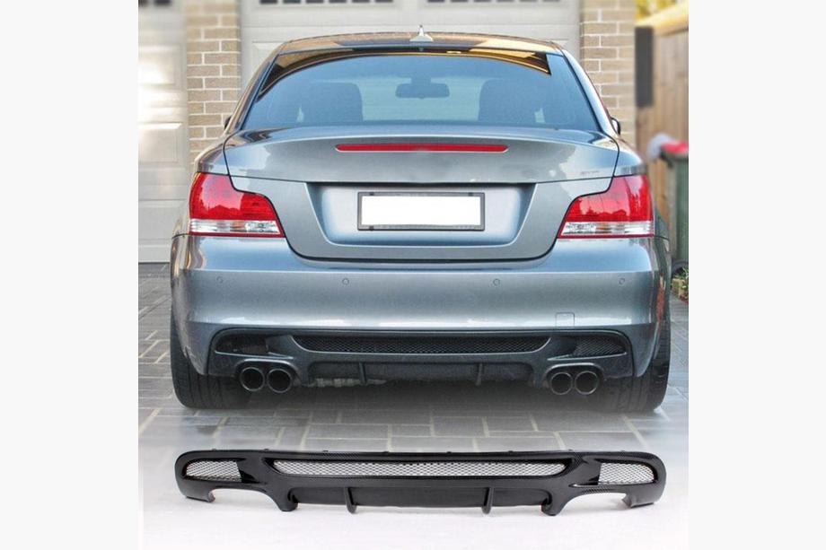 BMW 1 Series E81/E82/E87/E88 2004-2011 Difuzor Bara Spate V2 (pentru E82/E88 M-Sport, Carbon) Foto 15