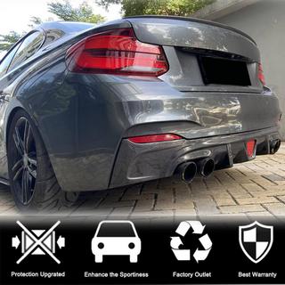 Difuzor Spate V2 pentru F22/F23 M-Sport, Carbon BMW 2 Series F22/F23 2014-2021 foto 3