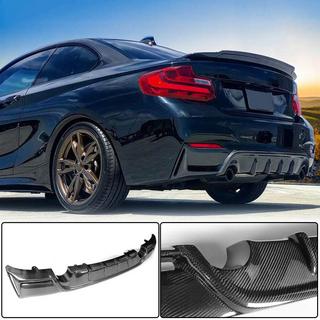 Difuzor Bara Spate V4 (pentru F22/F23 M-Sport, Carbon) BMW 2 Series F22/F23 2014-2021 foto 2