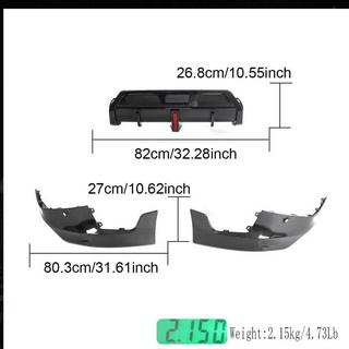 Difuzor Bara Spate V1 (pentru M-Sport, Carbon) BMW 2 Series G42 2021- foto 4