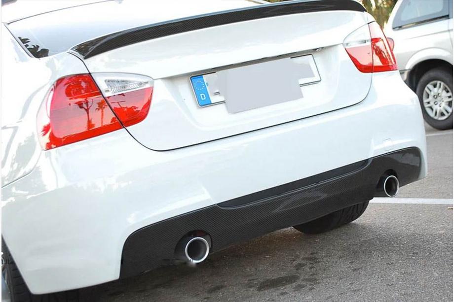 BMW 3 Series E90/E91 2005-2011 Difuzor Bara Spate V3 pentru E90 M-Sport, Carbon Foto 4