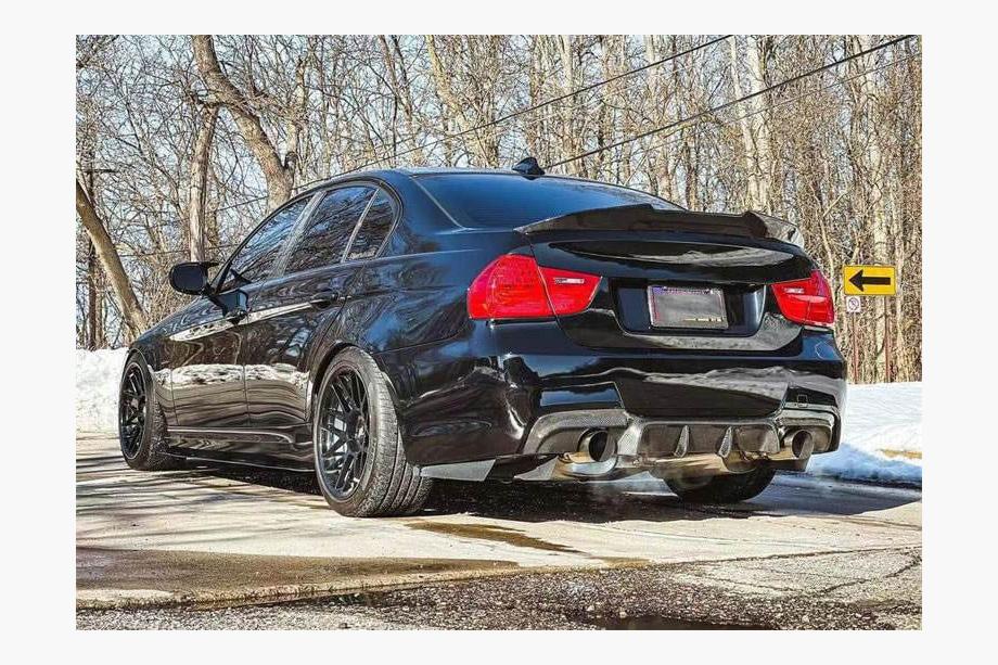 BMW 3 Series E90/E91 2005-2011 Difuzor Spate V1 pentru E90 M-Sport, Carbon Foto 2