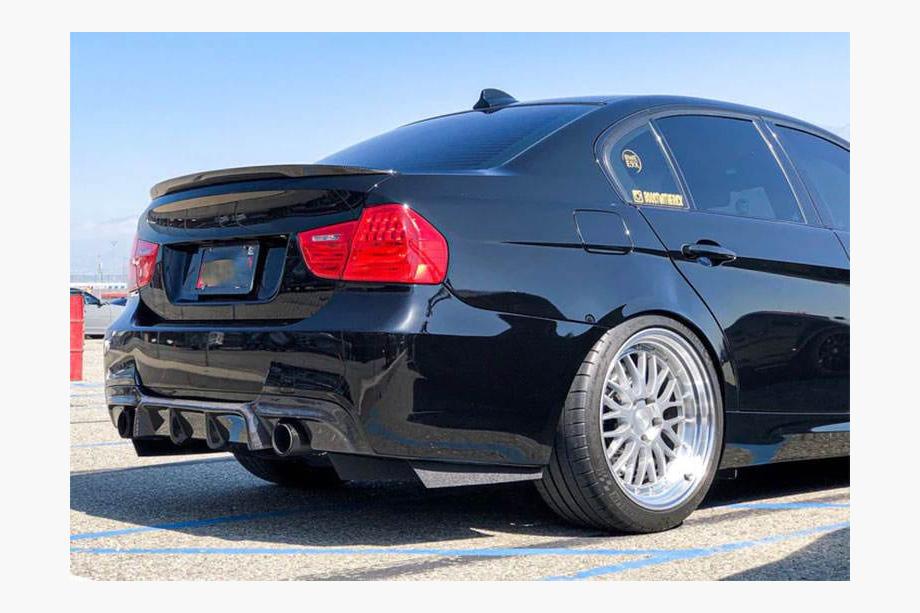 BMW 3 Series E90/E91 2005-2011 Difuzor Spate V1 pentru E90 M-Sport, Carbon Foto 5