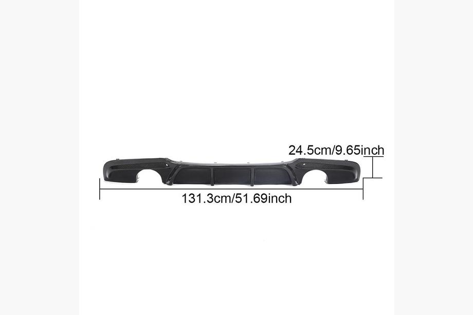 BMW 3 Series E90/E91 2005-2011 Difuzor Spate V1 pentru E90 M-Sport, Carbon Foto 7