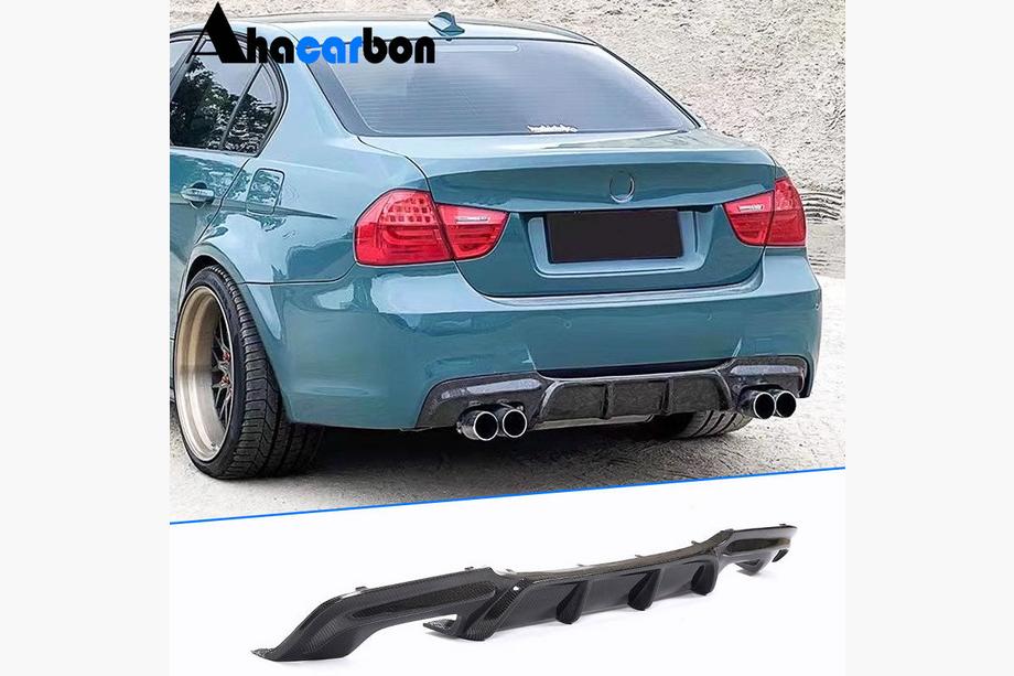 BMW 3 Series E90/E91 2005-2011 Difuzor Spate V1 pentru E90 M-Sport, Carbon Foto 11